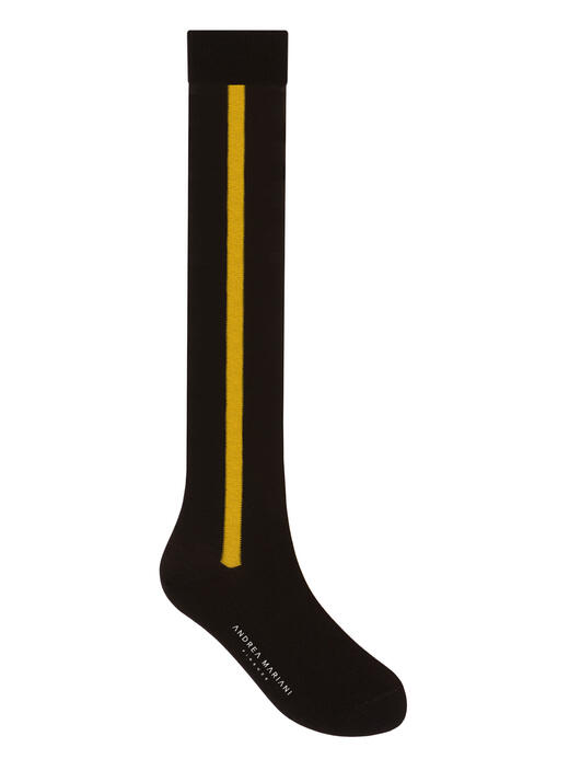 calzini-lunghi-side-band-nero--giallo