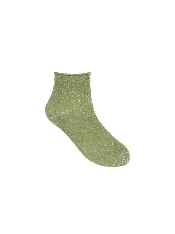 CALZINO CORTO LUREX VERDE | Acquista Online Andrea Mariani Firenze